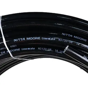 NITTA MOORE Steel Wire Braided Fuel Oil Air Steel Wire Braided Hydraulic Rubber Hose Pipe