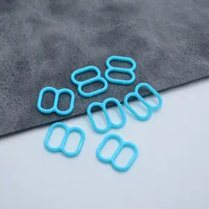 Swimwear Clasp Customized Design Plastic Clasp Ring Sliders Swimwear Bikini Bra Front Claps Accessories