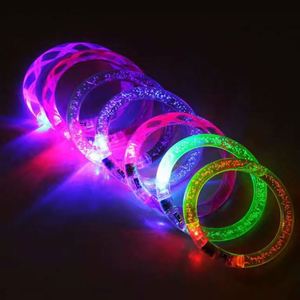 Bracelets lumineux LED pour enfants - Accessoires promotionnels multifonctionnels, jouets clignotants à bulles, personnalisables par sérigraphie - Product Image 5
