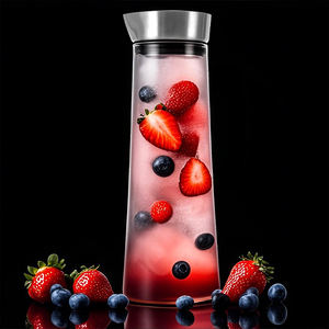 Pichet en verre pour bouteille <span class=keywords><strong>d</strong></span>'<span class=keywords><strong>eau</strong></span> chaude et froide, <span class=keywords><strong>carafe</strong></span> en verre, <span class=keywords><strong>carafe</strong></span> à jus de lait froid, pichet en verre pour thé aux fruits au lait - Product Image 6