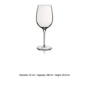 แก้วไวน์ Luigi Bormioli Vinoteque Ricco ขนาด 59 ซล. สูง 23.8 ซม. เส้นผ่านศูนย์กลาง 9.1 ซม. - Product Image 3
