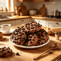 Biscuits personnalisés avec logo OEM, marque privée pour les propriétaires de marques, biscuits aux pépites de chocolat double