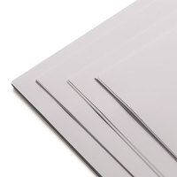 HH 021 Épaissie 10C Brillant Synthétique Adhésif Autocollant Papier Feuille 120G Blanc Doublure pour Emballage