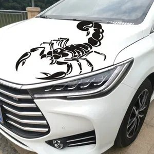 1Pc 3D蝎子汽车贴纸车身卡车车窗防水汽车造型汽车贴花汽车引擎盖侧条纹动物贴纸