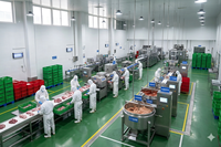 Ligne de production de pâte de poulet entièrement automatique, machines de transformation alimentaire industrielles, capacité de 50 à 4500 kg par heure