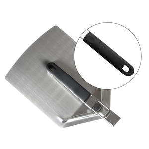 Utensilios para Pizza de Acero Inoxidable, <span class=keywords><strong>Pala</strong></span> para Pizza, Paleta para Hornear con Mango de <span class=keywords><strong>Goma</strong></span> Plegable para Herramientas para Hornear Pizza - Product Image 4