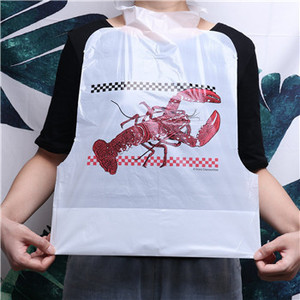 Tablier jetable en polyéthylène (PE) imperméable <span class=keywords><strong>pour</strong></span> restaurant, idéal <span class=keywords><strong>pour</strong></span> les fruits de mer et les homards, <span class=keywords><strong>pour</strong></span> adultes - Product Image 5