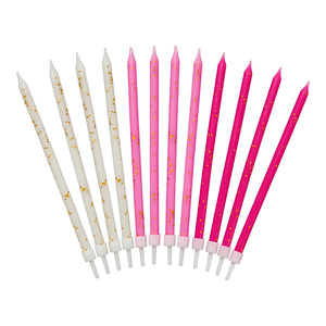 Venta al por mayor pastel <span class=keywords><strong>de</strong></span> cumpleaños embalaje para hornear lápiz <span class=keywords><strong>de</strong></span> hilo dorado largo y vela <span class=keywords><strong>de</strong></span> fiesta con purpurina para Navidad y cumpleaños - Product Image 2
