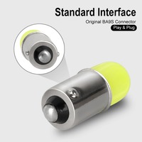 BA9S DC 12V 24V blanc LED COB 3D T4W voiture lumière nouvelle condition plaque d'immatriculation lampes clignotant ampoule feux de stationnement porte lampe
