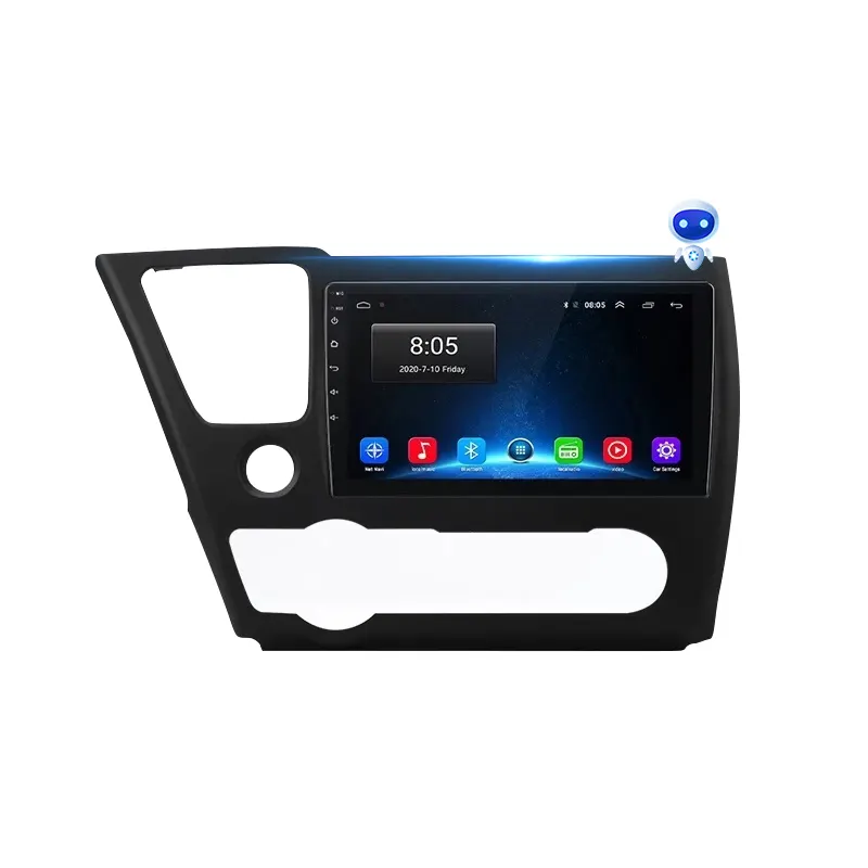 CarPlay Android 10 4G 64G Autoradio Multimedia Player Für Honda Civic 4d 9 2013-2016 GPS Nr. 2din 2 din dvd