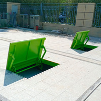 Compacteur de déchets souterrain automatique hydraulique à grande capacité pour l'aménagement paysager municipal RNKJ