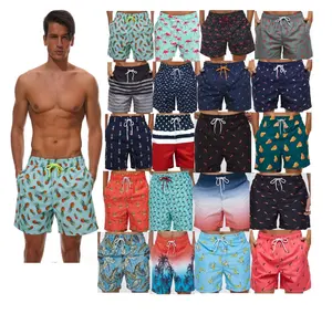 Swim Trunks Custom LOGO Swim Shorts Men Beach Shorts For Men Swim Trunks Summer Board Shorts For Men Sublimation Prints Quickly Dry