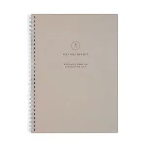 Schul bedarf Ästhetik Design Notebook Günstige Schnitt Solid Color Edge Spiral Notebook