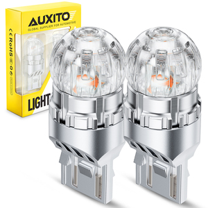 Bombillas LED AUXITO 7440 7443 para Direccionales, 12V, Color Ámbar Amarillo, Compatibles con Canbus, Alta Potencia, Repuesto para Uso Automotriz - Product Image 4