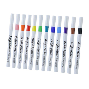 Marcadores de Pintura Acrílica NOVISON al por Mayor, Personalizados, 36 Colores, a Base de Agua, Permanentes, con Punta de Pincel PET - Product Image 1