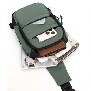 Bolso Bandolera Pequeño y Ligero de Nailon para Hombre y Mujer, Bolso de Pecho con Múltiples Bolsillos y Amplio Espacio - Product Image 5