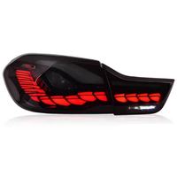 Feux arrière LED pour BMW Série 4 F32 F33 F36 2014-2020 420i 430i, clignotants séquentiels effet écailles de dragon, paire