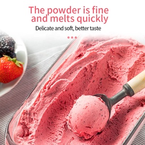 Nouveauté 1 kg de gelato italien commercial à la saveur de fraise, crème glacée dure instantanée en poudre, en vente - Product Image 2
