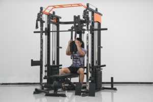 Tùy Chỉnh Đ<span class=keywords><strong>a</strong></span> Chức Năng Đào Tạo Squat Giá Cơ Thể Mỏng Smith Máy Nhà Phòng Tập Thể Dục Tập Thể Dục Sức Mạnh Máy - Product Image 5