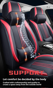 <span class=keywords><strong>Coprisedili</strong></span> <span class=keywords><strong>Auto</strong></span> Universali in Pelle PVC PU Impermeabile e Resistente, Set Completo, Accessori Sportivi per Interni <span class=keywords><strong>Auto</strong></span> - Product Image 6