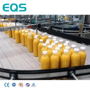 EQS 18 têtes usine de jus de fruits de bouteille de lait à vendre machine de remplissage de sauce chaude