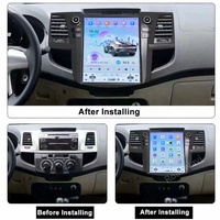 Reproductor Multimedia para coche RoadNavi de 12,1 pulgadas para Toyota Fortuner Hilux Revo 2008-2015 Android Carplay GPS Navi 4G 360