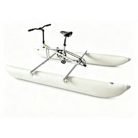 Vélo aquatique gonflable cylindrique à pédales, monoplace, avec cadre en aluminium et technologie Drop Stitch, idéal pour la photographie, de Lumark (Chine), en stock.