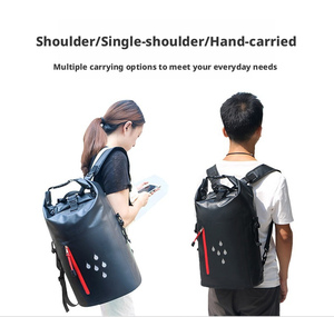 Bolsa de agua para exteriores, mochila impermeable de PVC, gran capacidad, unisex, multifuncional, para deportes de natación y rafting - Product Image 6