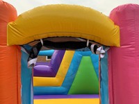 Château gonflable en PVC durable personnalisé, trampoline gonflable géant commercial, aire de jeux de parc d'attractions