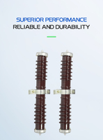 Isolateur composite en caoutchouc silicone haute tension Minrong RXWO-35 FPQ1-RXWO-35/4T20 35 kV pour lignes de distribution d'énergie extérieures