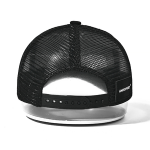 Bán Buôn OEM Biểu Tượng Tùy Chỉnh Trucker Mũ Mũ Bóng Chày Mũ Lưới Nhà Sản Xuất Bông Twill Màu Đen Thoáng Khí Đồng Bằng <span class=keywords><strong>6</strong></span> Bảng Điều Chỉnh Golf Chapeau - Product Image 4