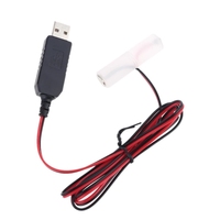 Edifier — câble d'alimentation USB Type C, avec éliminateur de batterie AA, pour lumière LED de noël, LR6