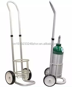 अस्पताल के मेडिकल ऑक्सीजन सिलेंडर ट्राली एल्यूमीनियम/स्टेनलेस स्टील ट्राली - Product Image 5