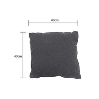 31,5 pouces. Hamac de camping confortable en toile avec 2 oreillers et pompons, gris