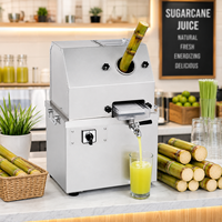 Nieuwe RVS Commerciële Suikerrietpers 500W Volledig Automatische Verticale Suikerrietpers Geschikt voor Industrieel en Retail Gebruik