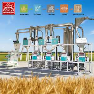 Máquina para Moler Trigo <span class=keywords><strong>de</strong></span> 10 Toneladas <span class=keywords><strong>por</strong></span> Día, Molino <span class=keywords><strong>de</strong></span> Trigo Pingu <span class=keywords><strong>de</strong></span> 10 tpd, Molino Automático <span class=keywords><strong>de</strong></span> Harina <span class=keywords><strong>de</strong></span> Trigo con Control PLC - Product Image 1
