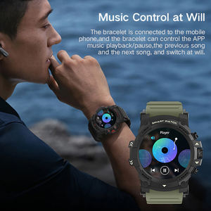 นาฬิกาสมาร์ทวอทช์ Men G02AJ หน้าจอ 1.39 นิ้ว GPS Beidou รองรับหลากหลายกีฬา วัดอัตราการเต้นของหัวใจ ตรวจจับการนอนหลับ รองรับ Android กันน้ำสำหรับกิจกรรมกลางแจ้ง พร้อมฟังก์ชั่นโทร - Product Image 4