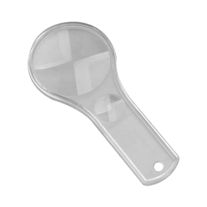 Loupe de poche optique <span class=keywords><strong>Obest</strong></span> MG88073-1, 10x, en PMMA transparent, 50 mm, directement de l'usine, jouet éducatif pour la lecture - Product Image 4