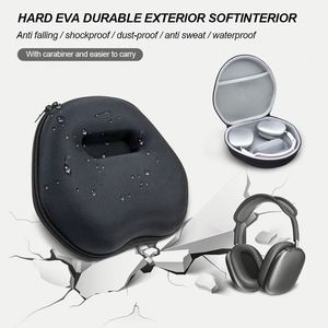 Étui de transport rigide pour écouteurs, sac de rangement compatible avec les écouteurs AirPod Max, sac de voyage protecteur - Product Image 5