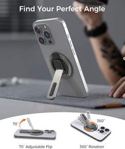 Nouvel Arrivage Support de Téléphone 3-en-1 Anneau Magnétique avec Aimants N52 Double Face Support Téléphone pour Coques iPhone 17 16 - Product Image 5