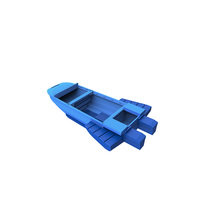 Bateau de pêche en PE modulaire léger avec garde-corps de sécurité, stabilisé aux UV, pour l'inspection des lacs et des réservoirs