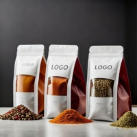 Sacs sous vide refermables en aluminium alimentaire imprimés sur mesure pour épices et assaisonnements, vente en gros, OEM/ODM