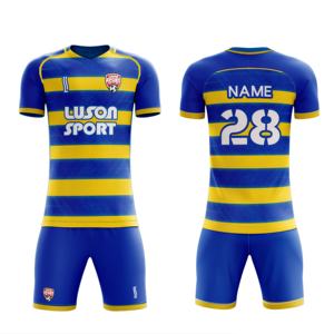 <span class=keywords><strong>Divise</strong></span> da <span class=keywords><strong>Calcio</strong></span> in Tessuto Morbido di Qualità a Basso Prezzo con Servizio di Logo Personalizzato Colore Giallo e Verde - Product Image 2