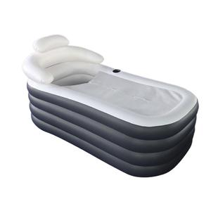 <span class=keywords><strong>Baignoire</strong></span> pliante piscine douche automatique PVC <span class=keywords><strong>baignoire</strong></span> gonflable pour adultes corps entier trempage natation maison - Product Image 5