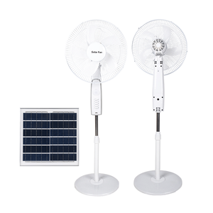 Ventilador de pie con energía solar recargable de 16 pulgadas con control remoto Ventilador de pedestal de carga solar de CC - Product Image 3
