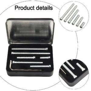 Kit de Reparación de Puntas de Taco de Billar MEZZ, Juego de Tornillos Roscados con Estuche de Almacenamiento para Mantenimiento de Tacos - Product Image 4