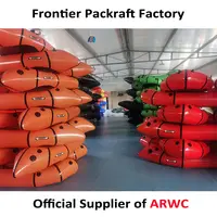 Nhà Máy Giá Inflatable TPU Siêu Nhẹ Packraft Frontier Nước Trắng Tự Bailing Inflatable Bè Thuyền Packraft