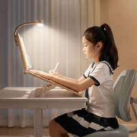 Lampe d'étude YD-20 Pro pour enfants avec protection oculaire, tableau de dessin, correction de posture, support de lecture LED, spectre complet Ra98