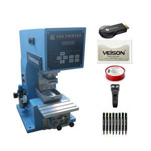 Semi-Automatic Desktop Single Color Tampon <b>Pad</b> <b>Printer</b> New Condition for Bottle Cap Plastic Watch Dial Candle Label Printing - Product Image 1