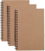 Carnet Kraft à spirale personnalisé pour enfants, idéal pour le dessin, l'art et les fournitures scolaires – Bloc-notes Kraft pour le dessin au crayon